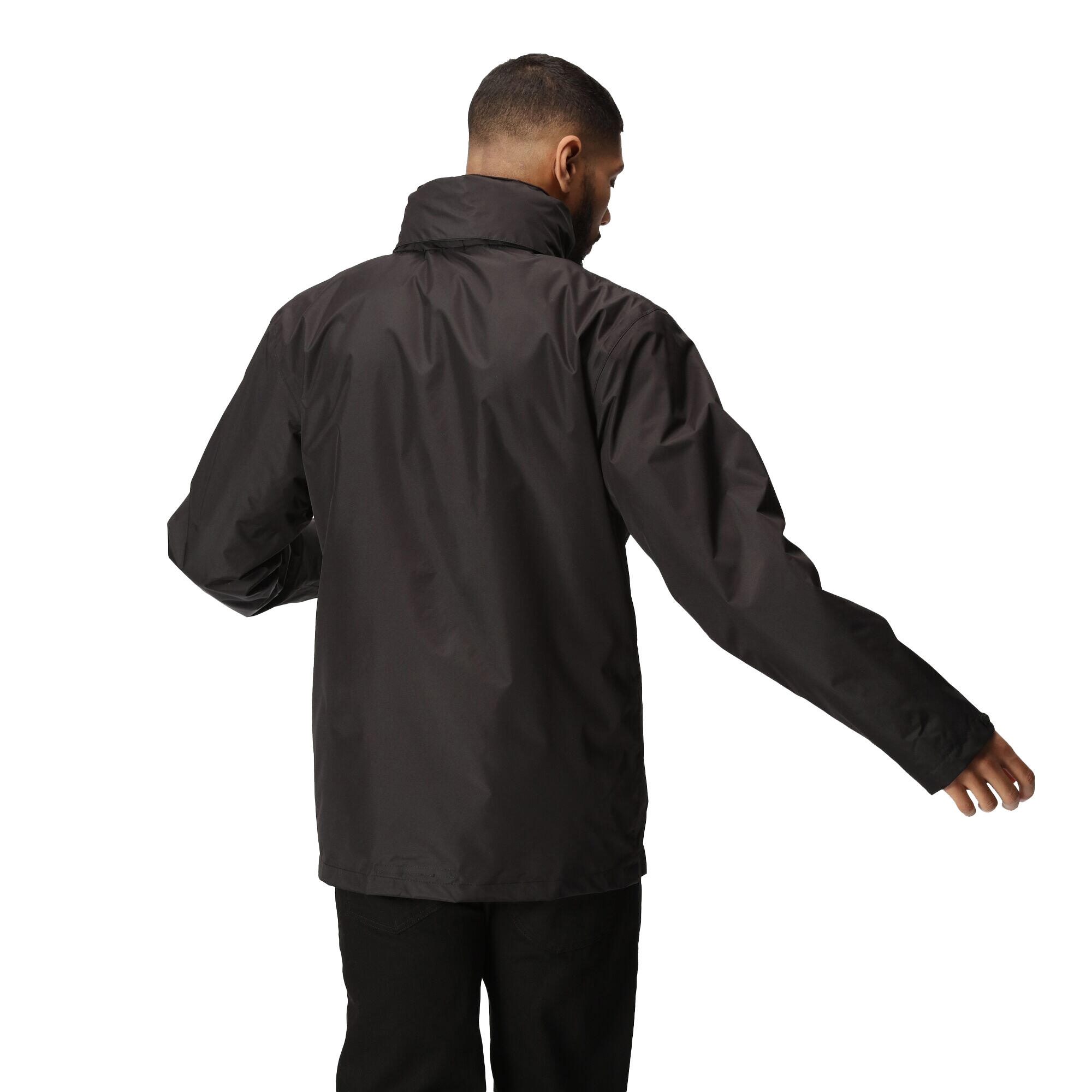 Heren Classic 3 in 1 jas (Zwart) 3/5
