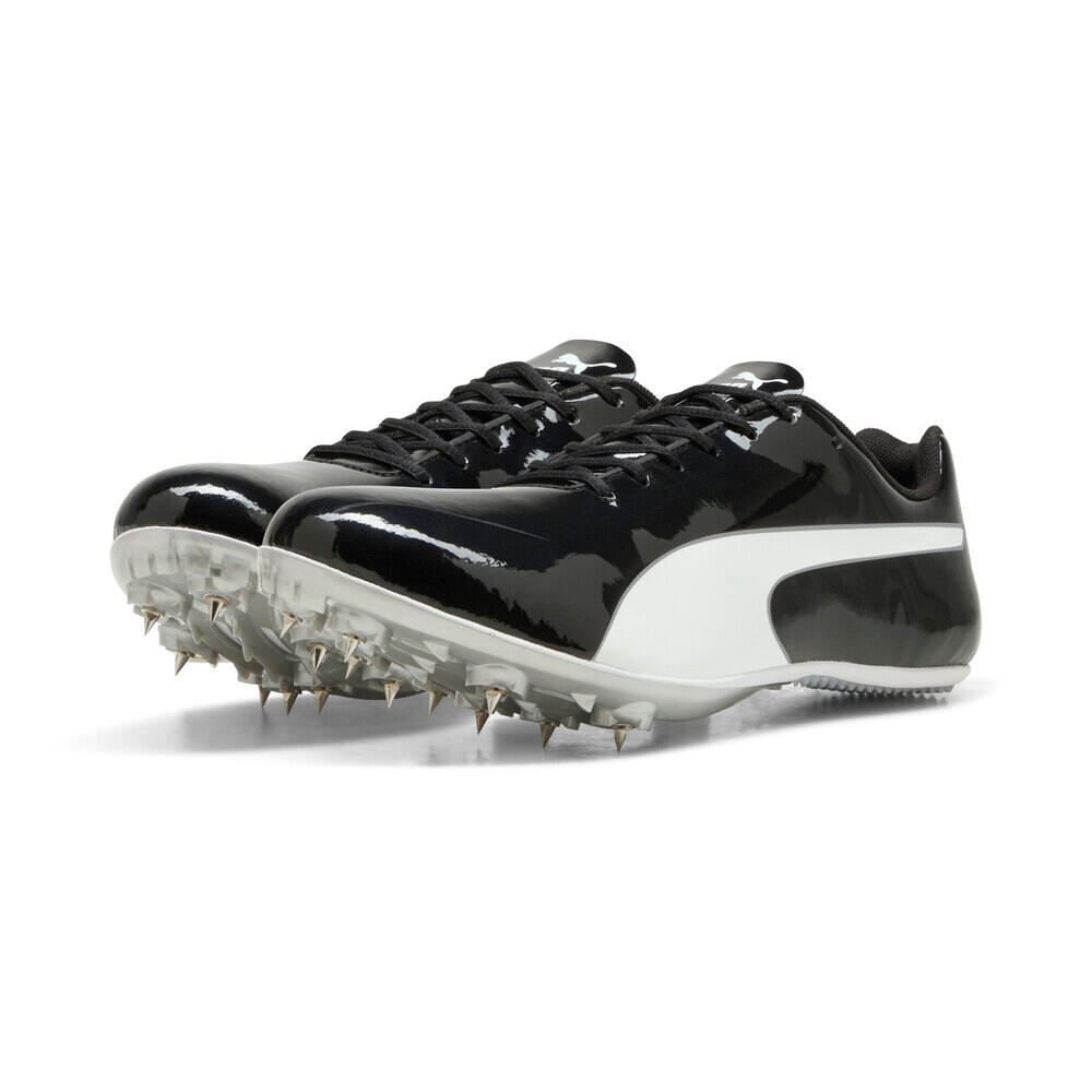 black and white track spikes