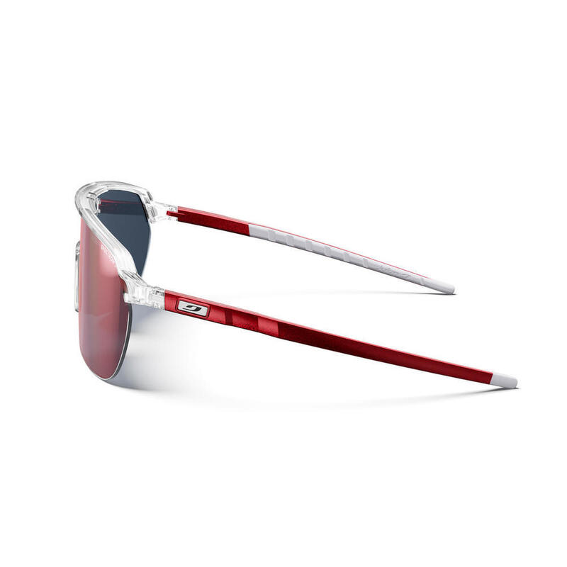 Okulary rowerowe JULBO FREQUENCY crystal/czerwone | Spectron cat 3