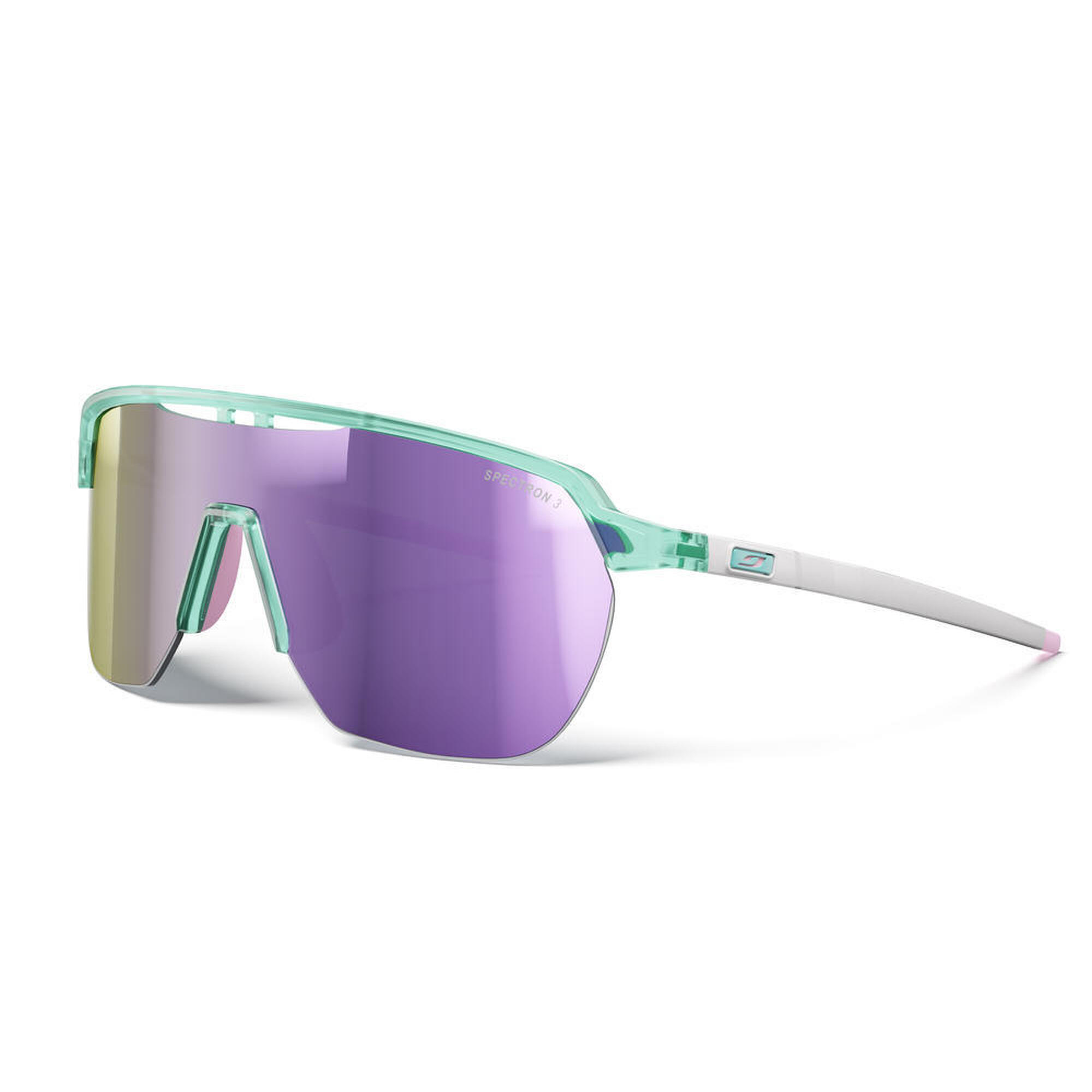 Julbo - Lunettes De Soleil Pour Les Sports De Vitesse-frequency Spectron - Lunettes De Soleil - Rose|vert - Taille Unique - Decathlon