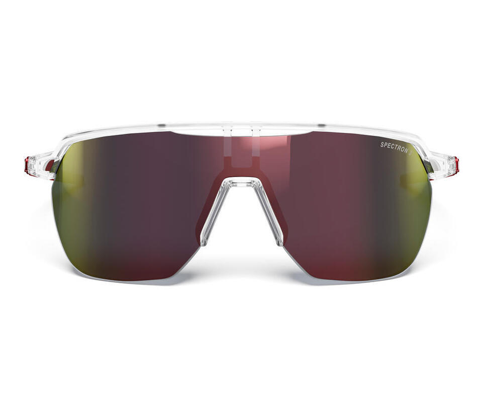 Okulary rowerowe JULBO FREQUENCY crystal/czerwone | Spectron cat 3