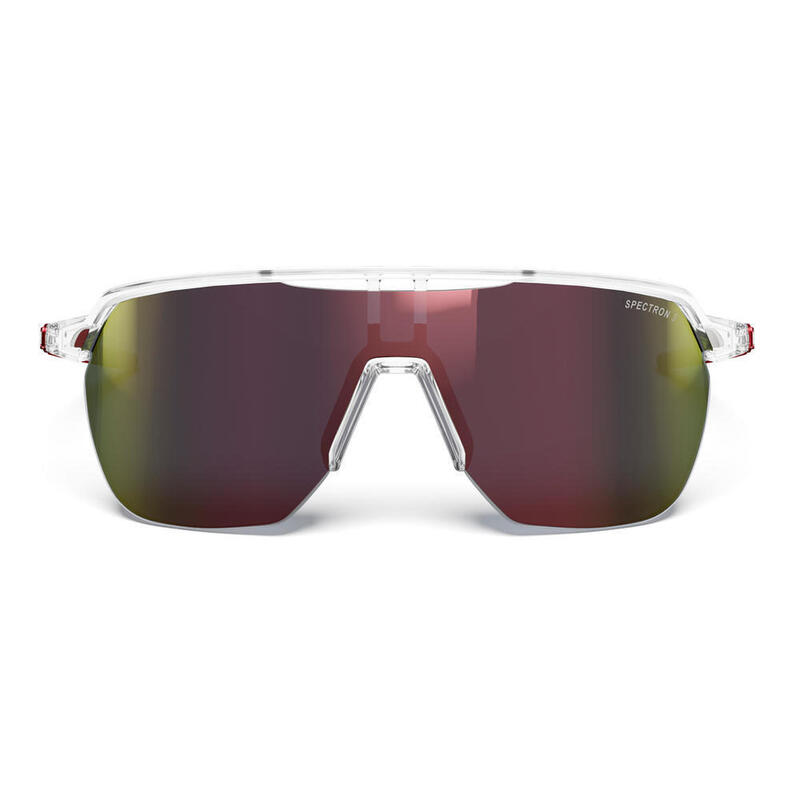 Okulary rowerowe JULBO FREQUENCY crystal/czerwone | Spectron cat 3