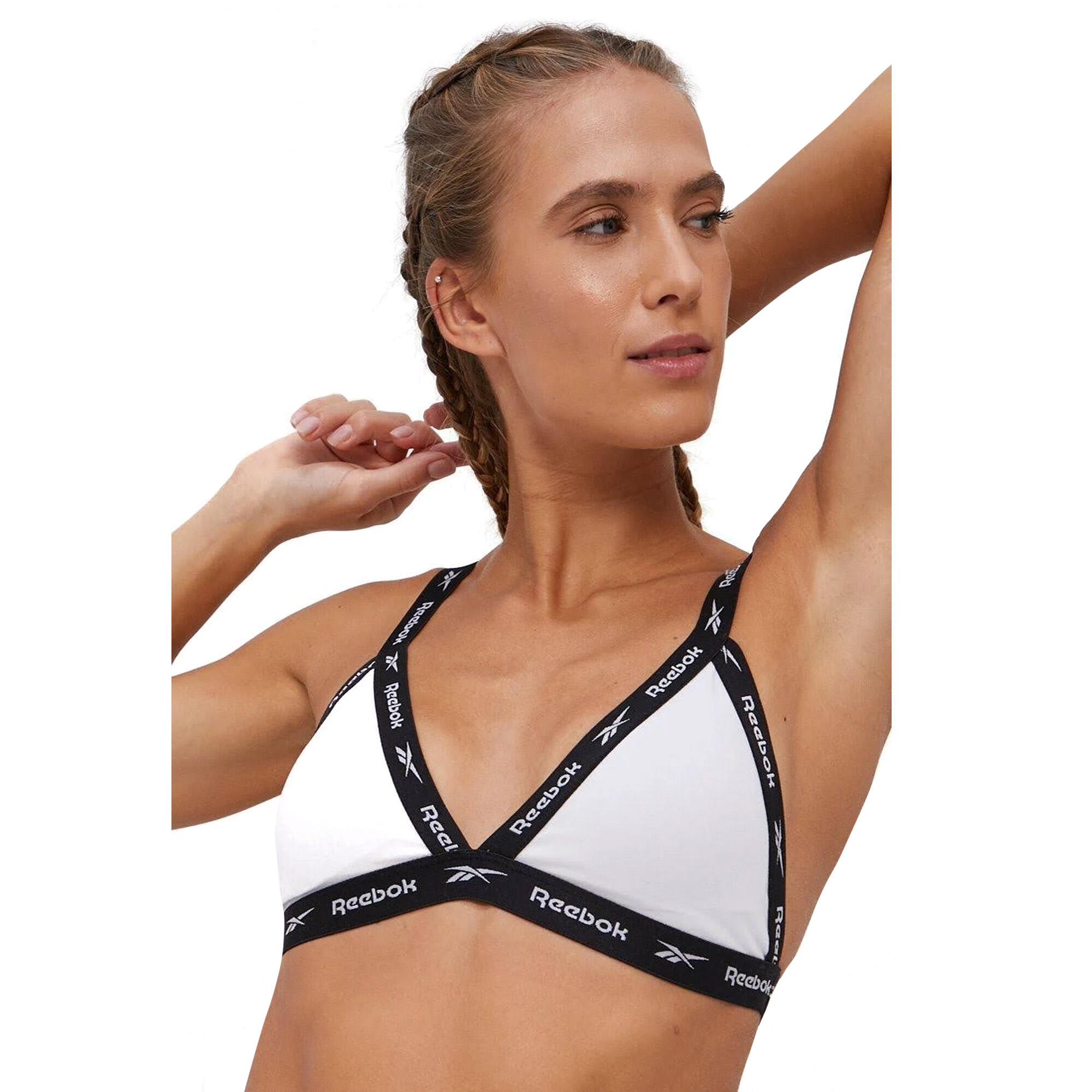 Brassière De Sport DOTTY Femme (Blanc) 4/4