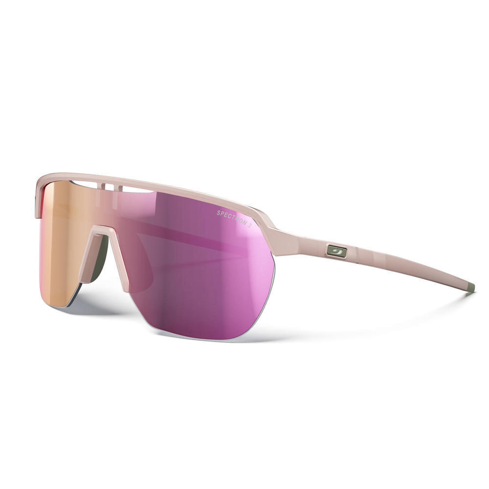 Julbo - Lunettes De Soleil Pour Les Sports De Vitesse-frequency Spectron - Lunettes De Soleil - Rose|vert - Taille Unique - Decathlon
