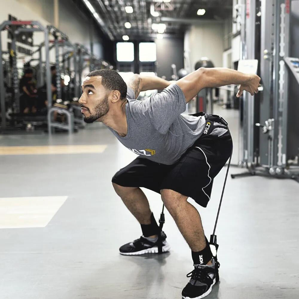 Entraîneur saut vertical HOPZ 2.0 SKLZ noir, élastique réglable 900g 2/6