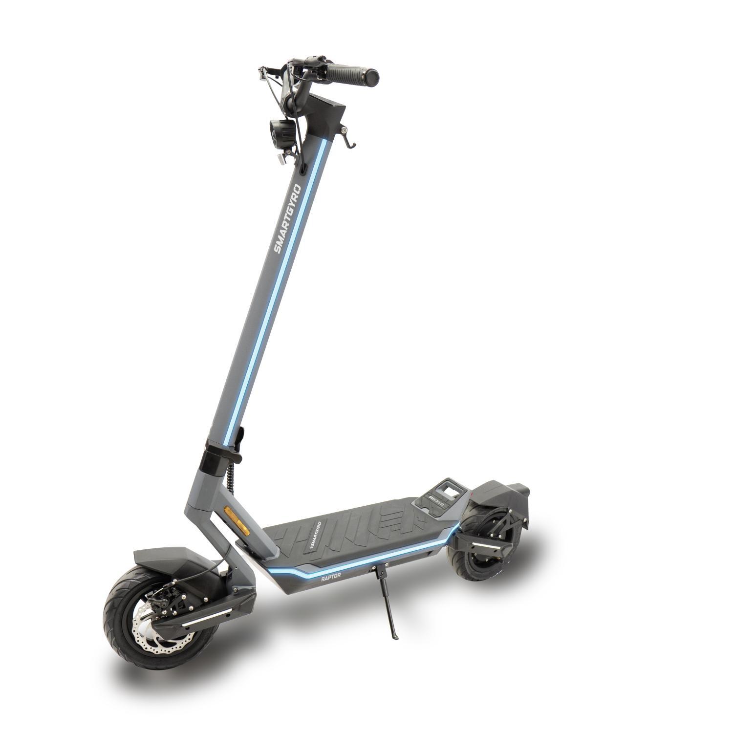 Patinete Eléctrico smartGyro Raptor Evo LR, Motor de 1000W 48V, Certificado DGT 2/4