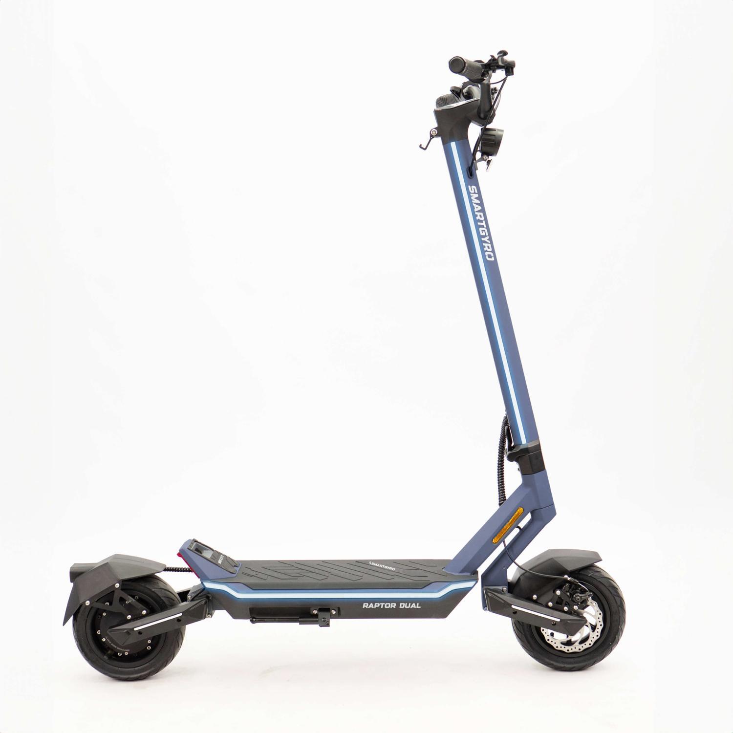 Patinete Eléctrico smartGyro Raptor Dual Evo, 2 Motores de 48V, Certificado DGT 4/5