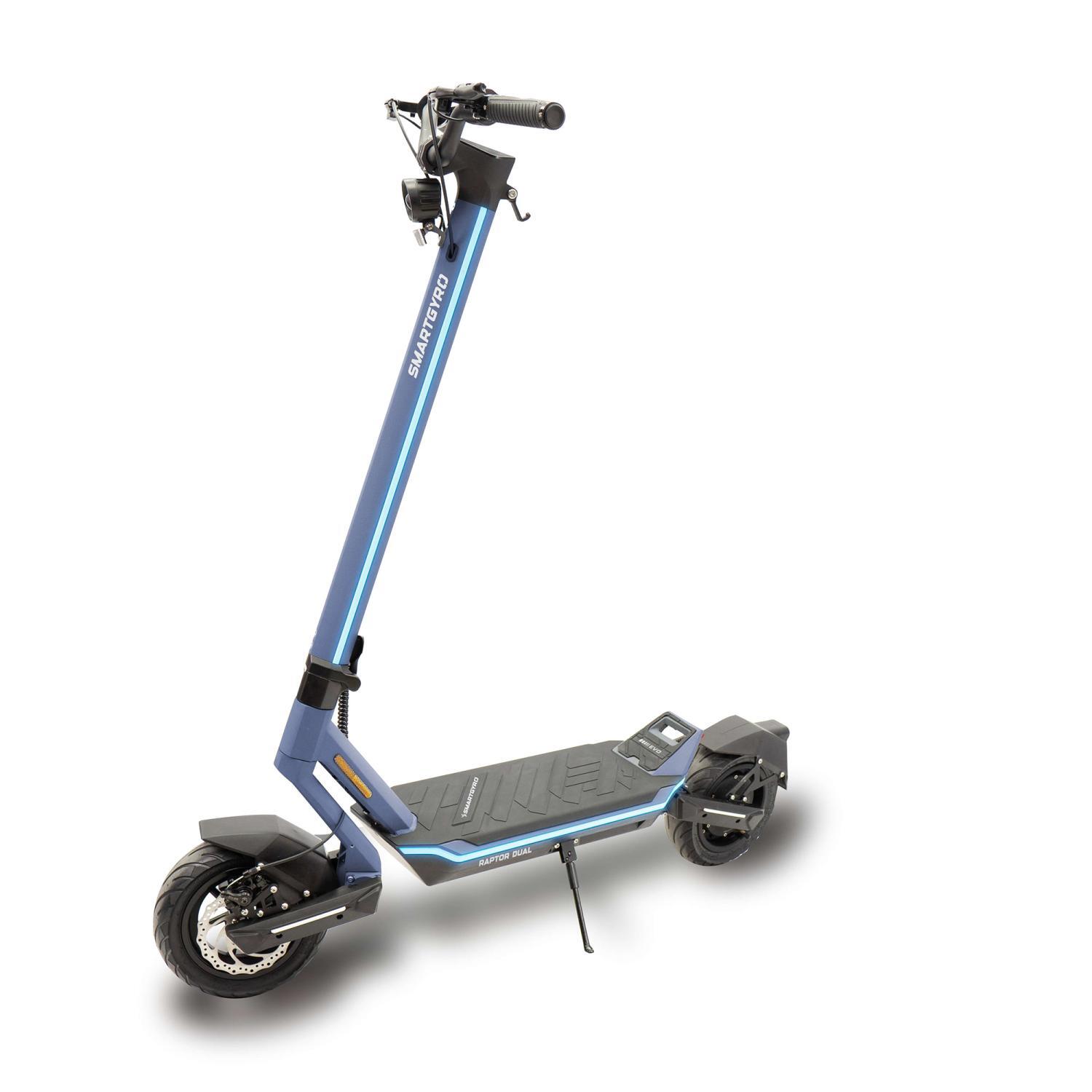 Patinete Eléctrico smartGyro Raptor Dual Evo, 2 Motores de 48V, Certificado DGT 2/5