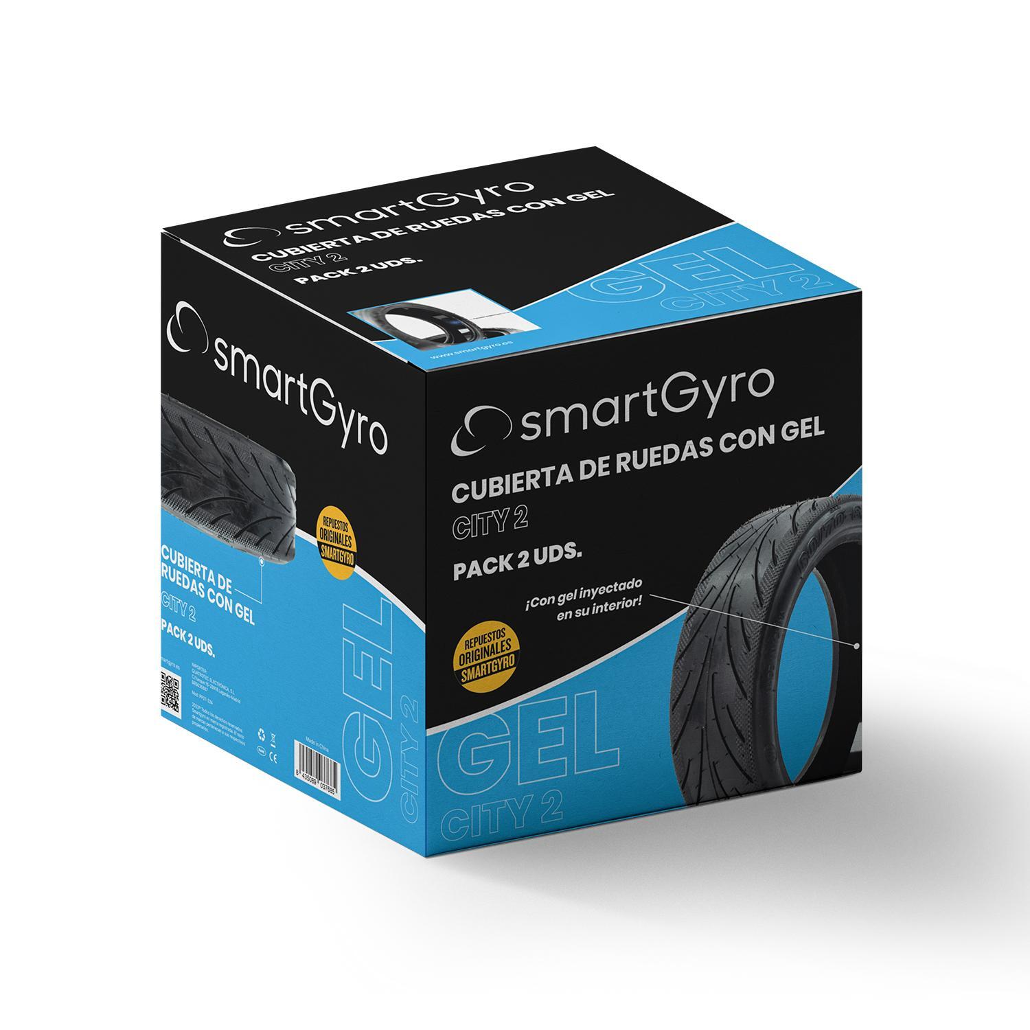 Pack de 2 Cubiertas City 2 de GEL para Smartgyro K2 7/8