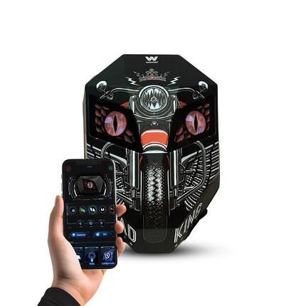 Mochila Inteligente con Leds Programables Knight Bike