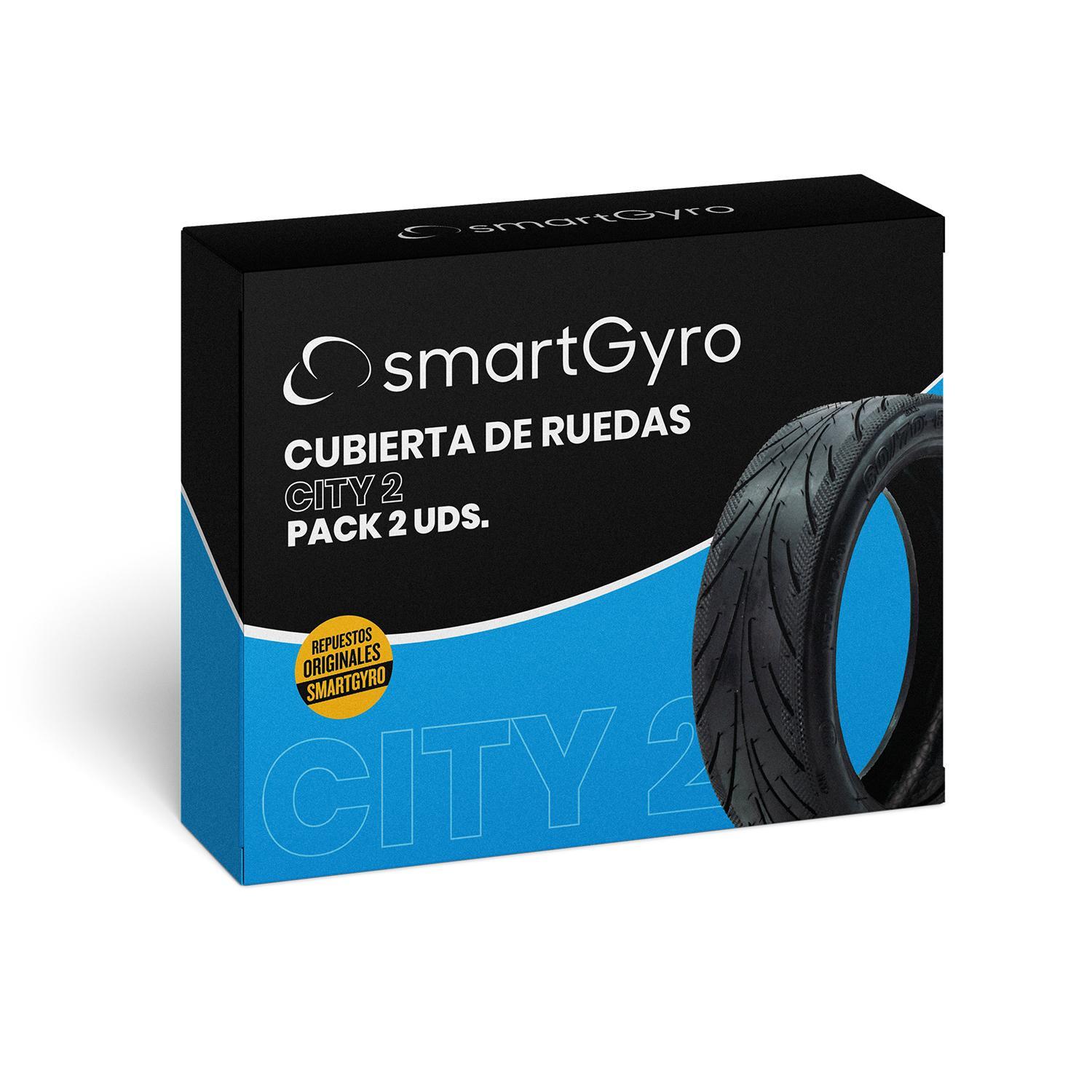 SMARTGYRO Pack de 2 Cubiertas City 2 para Smartgyro K2