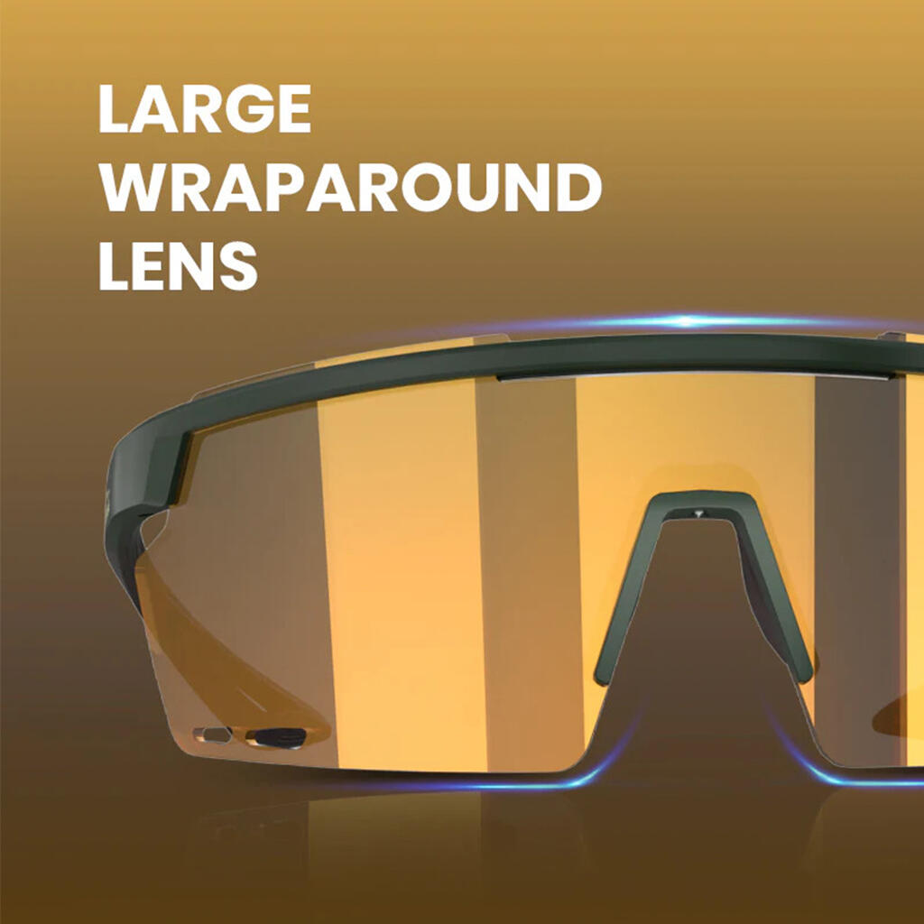 Magicshine Rouler Classic Sports Sunglasses-Black/Orange