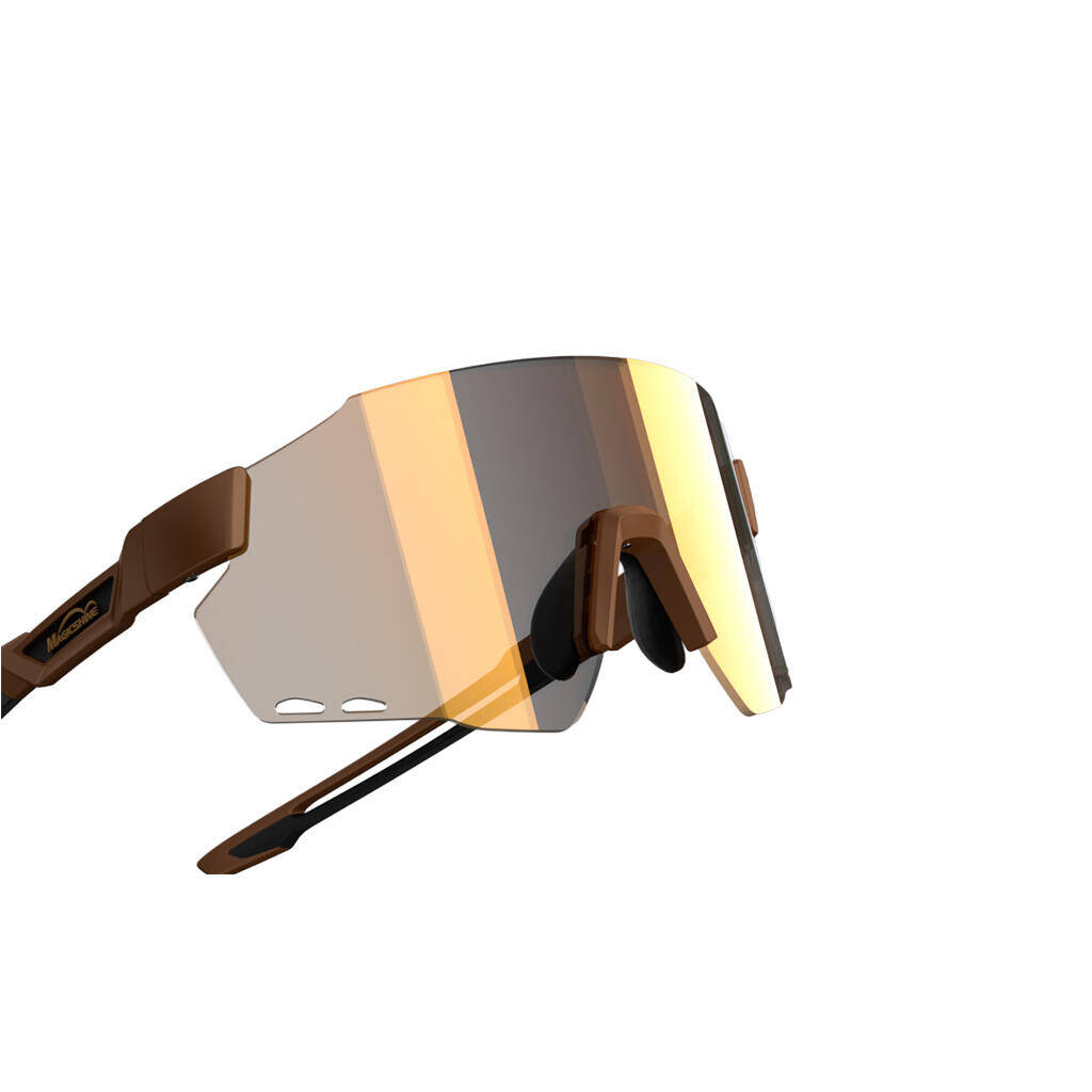 Magicshine Windbreaker Photochromic Sunglasses-Coffee Brown -  2