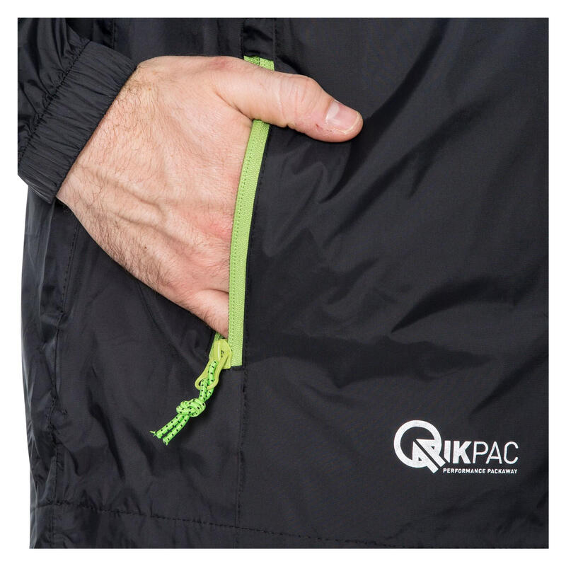 Veste Imperméable QIKPAC Adulte (Noir)