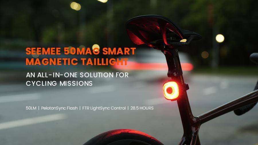 Magicshine SEEMEE 50 MAG Smart Magnetic Rear Light (50 Lumens) -  5