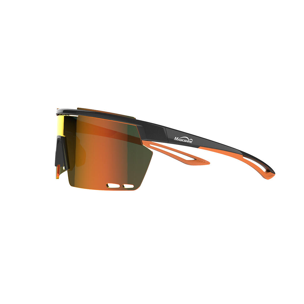 Magicshine Rouler Classic Sports Sunglasses-Black/Orange