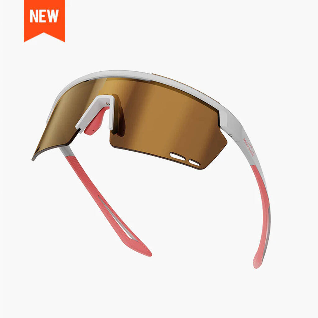 Magicshine Rouler Classic Sports Sunglasses-White/Pink -  1