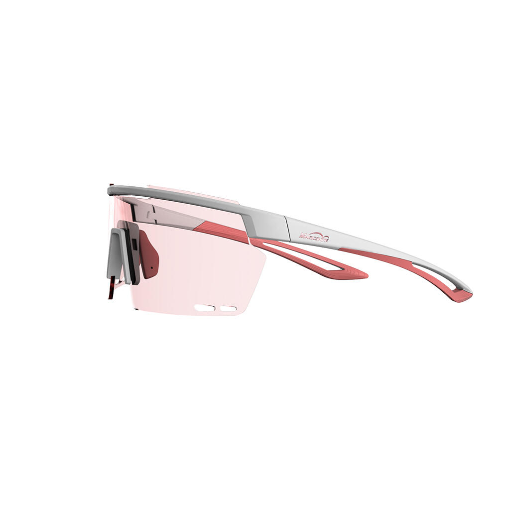 Magicshine Rouler Night Vision Sports Sunglasses-White/Pink