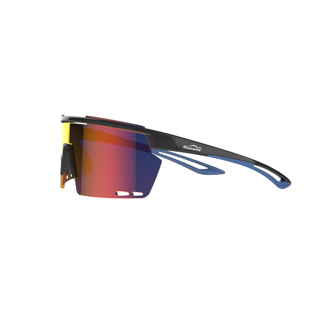 Magicshine Rouler Classic Sports Sunglasses-Black/Blue -  3