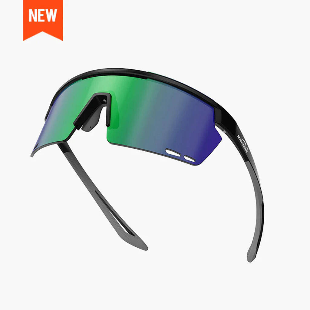 Magicshine Rouler Classic Sports Sunglasses-Black/Grey -  1