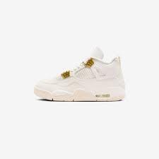 Air Jordan 4 Sail Metallic Gold