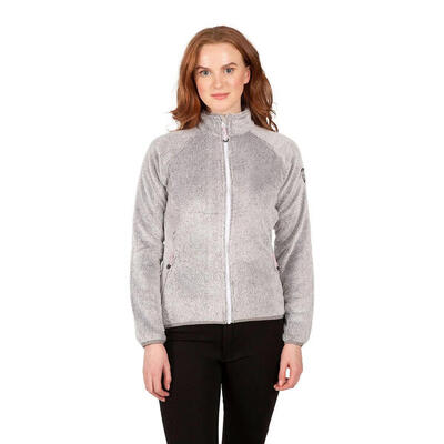Dames telltale winter fleece jas (zilvergrijs)