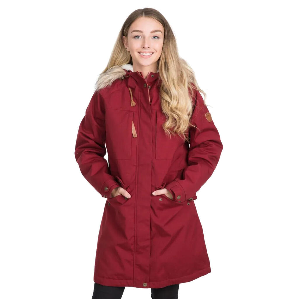 Womens/Ladies Faithful Waterproof Jacket (Merlot)