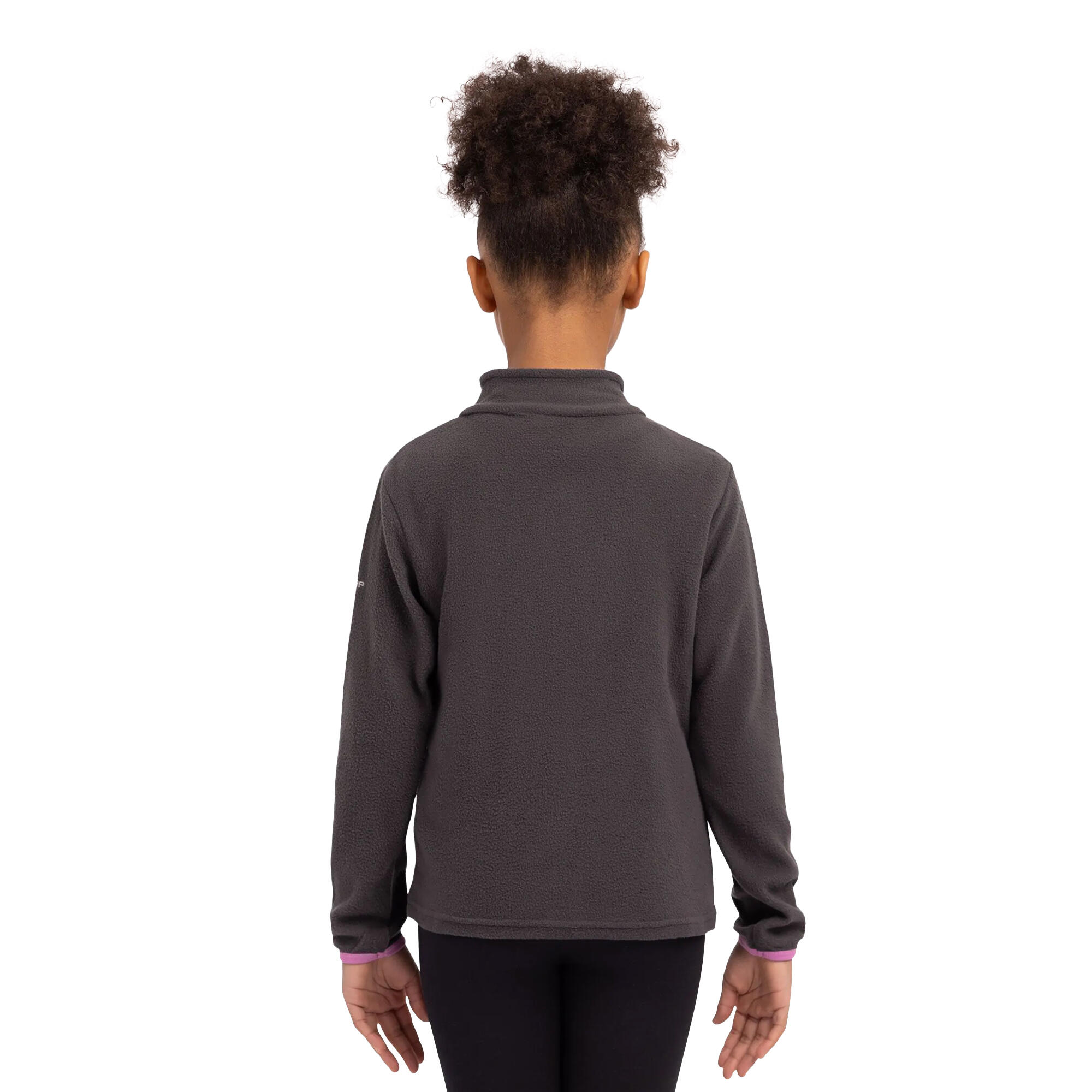 Kinder Microfleecepullover Sybil Mädchen Dunkelgrau 4/5