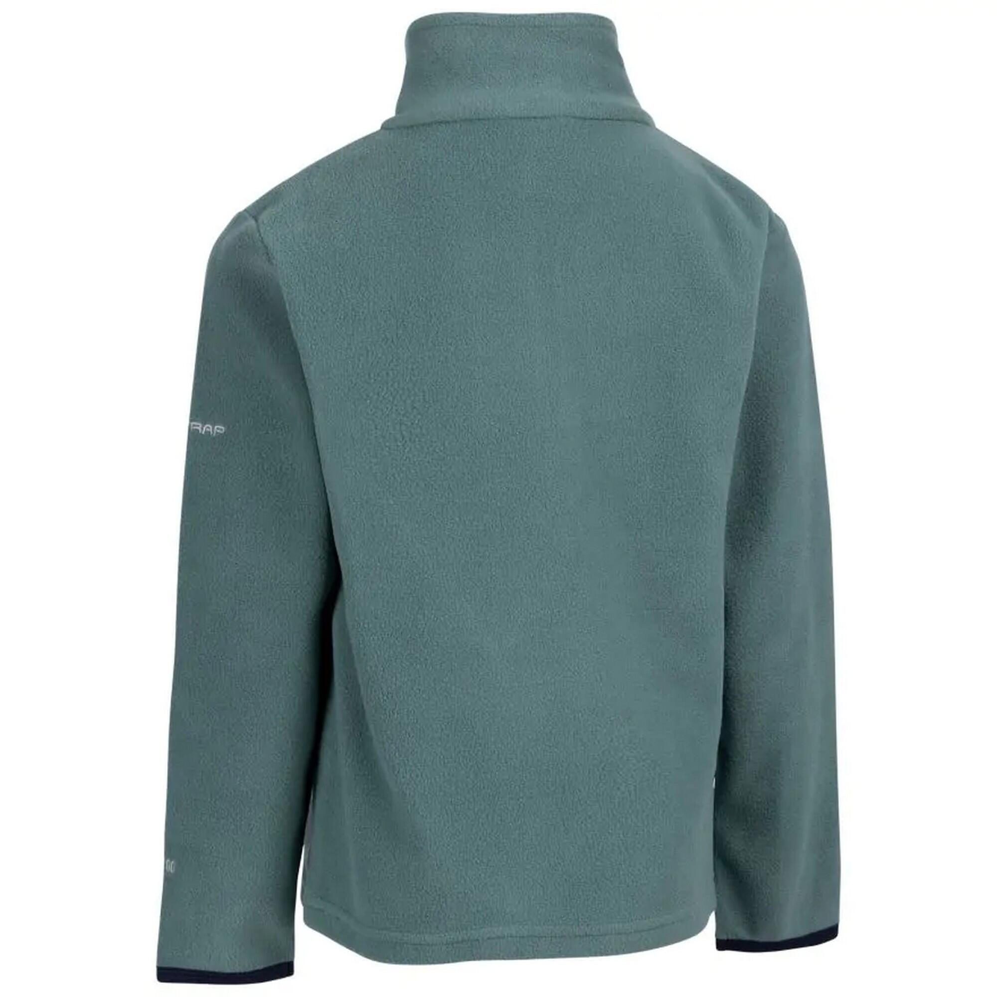 Maglia In Pile Con Cerniera Bambino Trespass Etto Verde Abete 2/5