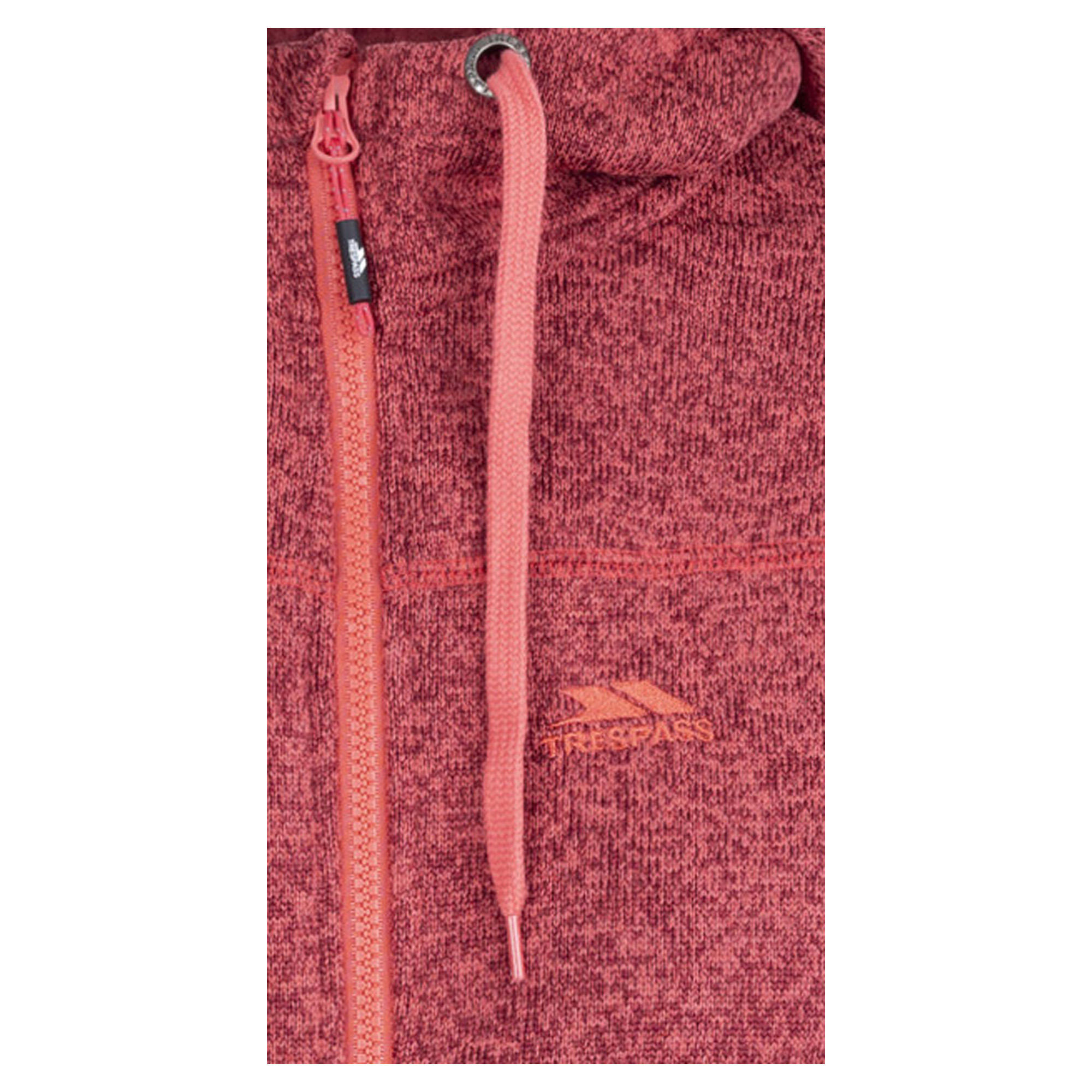 Dames Odella Fleece Jas (Donkere kers) 3/5