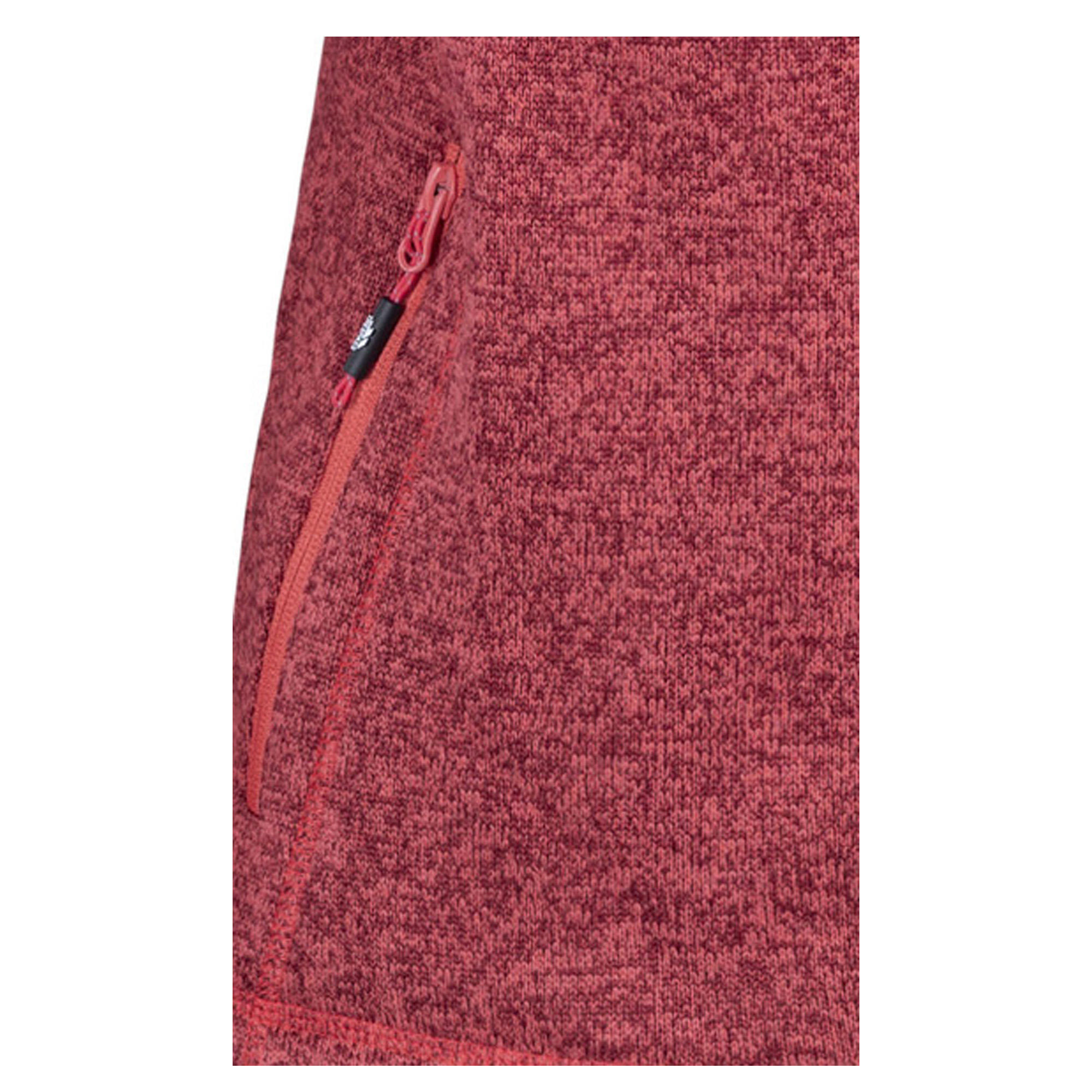 Dames Odella Fleece Jas (Donkere kers) 4/5