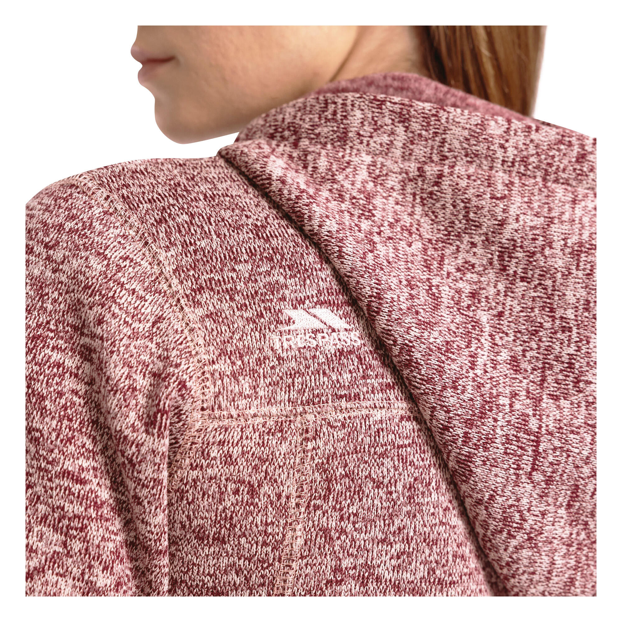 Dames Odella Fleece Jas (Rozentoon) 3/5
