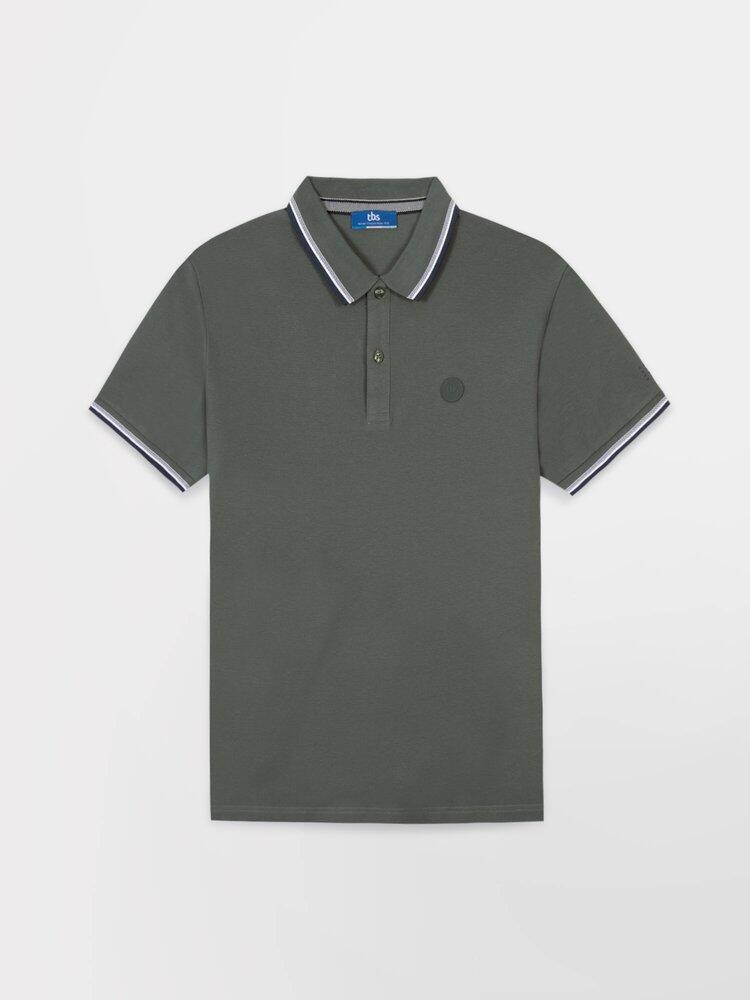 Polo gris para hombre TBS Yvanee 2/5