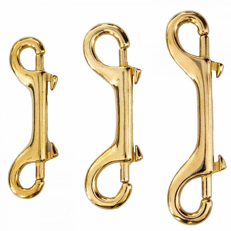 AROPEC Karabina oboustranná 12 cm mosaz na potápění