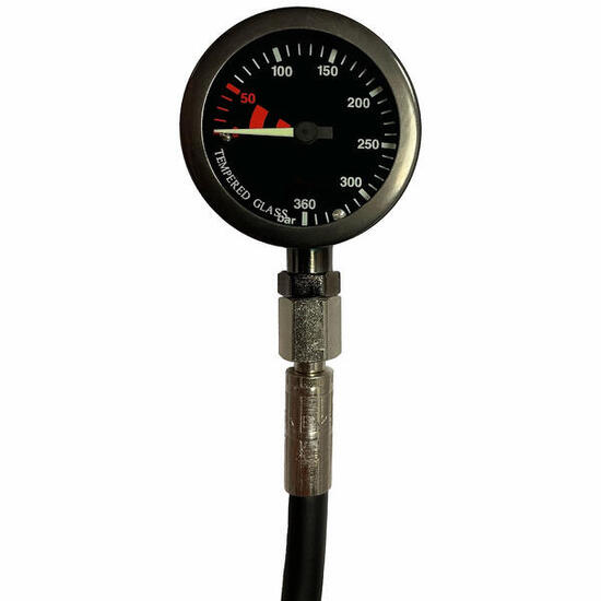 Manometr do nurkowania TECH 52 300 wąż 65 cm