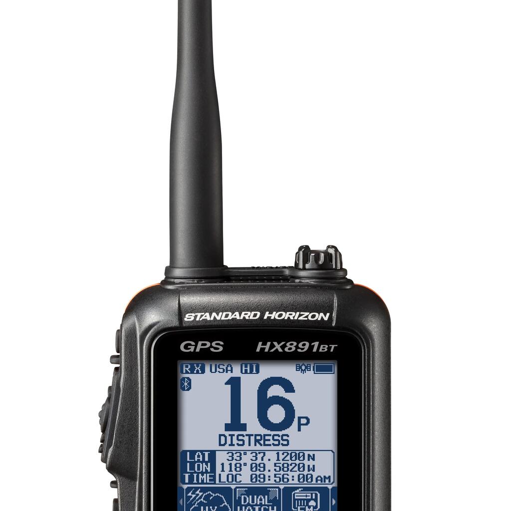 Floating waterproof Bluetooth VHF handheld, GPS, DSC Standard Horizon