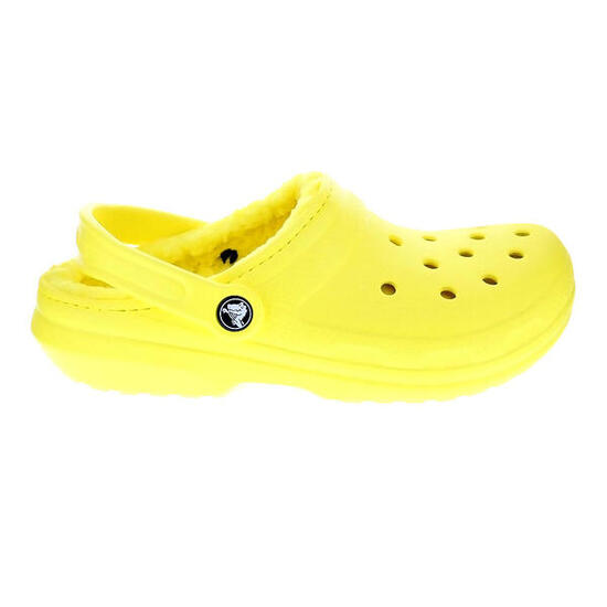 Zuecos CROCS Classic Lined Clog Amarillo Mujer