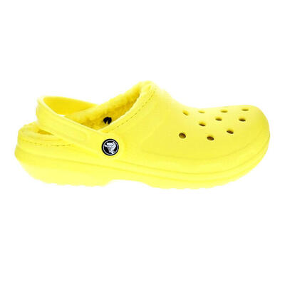 Zuecos CROCS Classic Lined Clog Amarillo Mujer