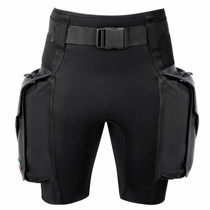 Neopren-Shorts mit Taschen TECH 3 mm zum Tauchen