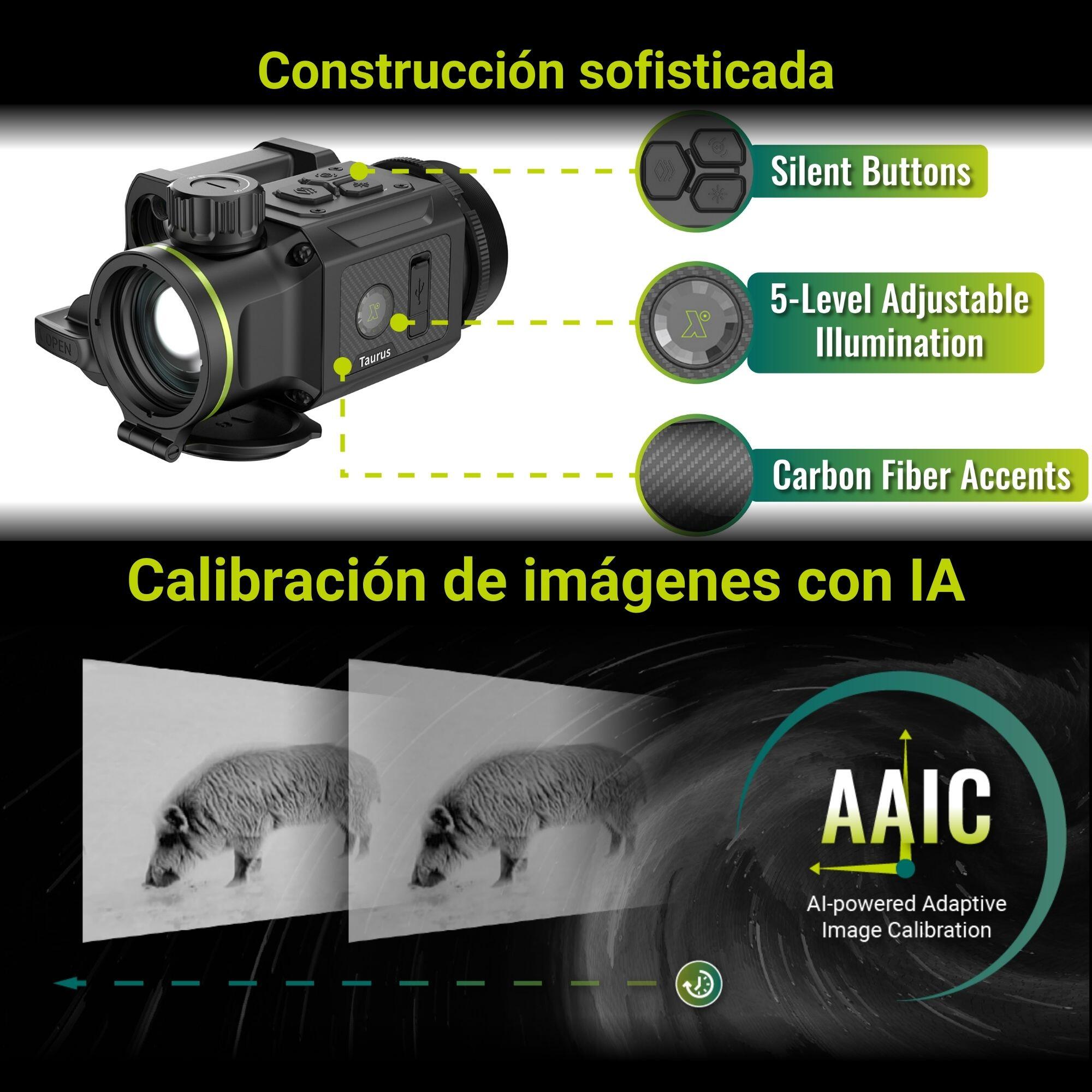 Clip-on termico monoculare PixFra Taurus T435 LRF 7/7
