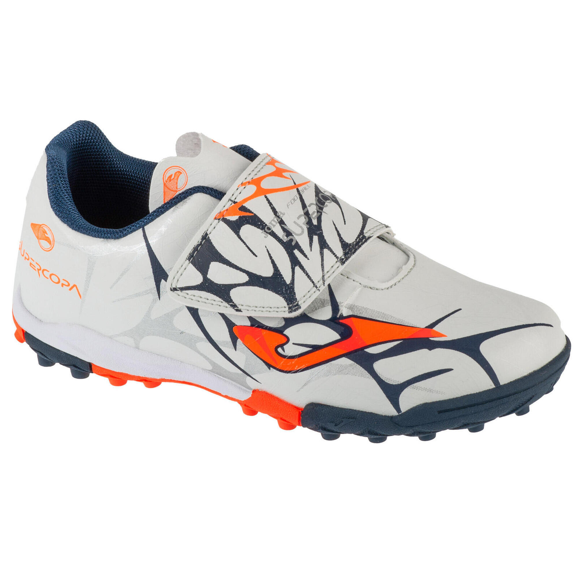 Joma - Chaussures De Futsal Joma Modèle Scjs2502tfv Pour Enfants - Chaussures De Football - Blanc - 38 - Decathlon