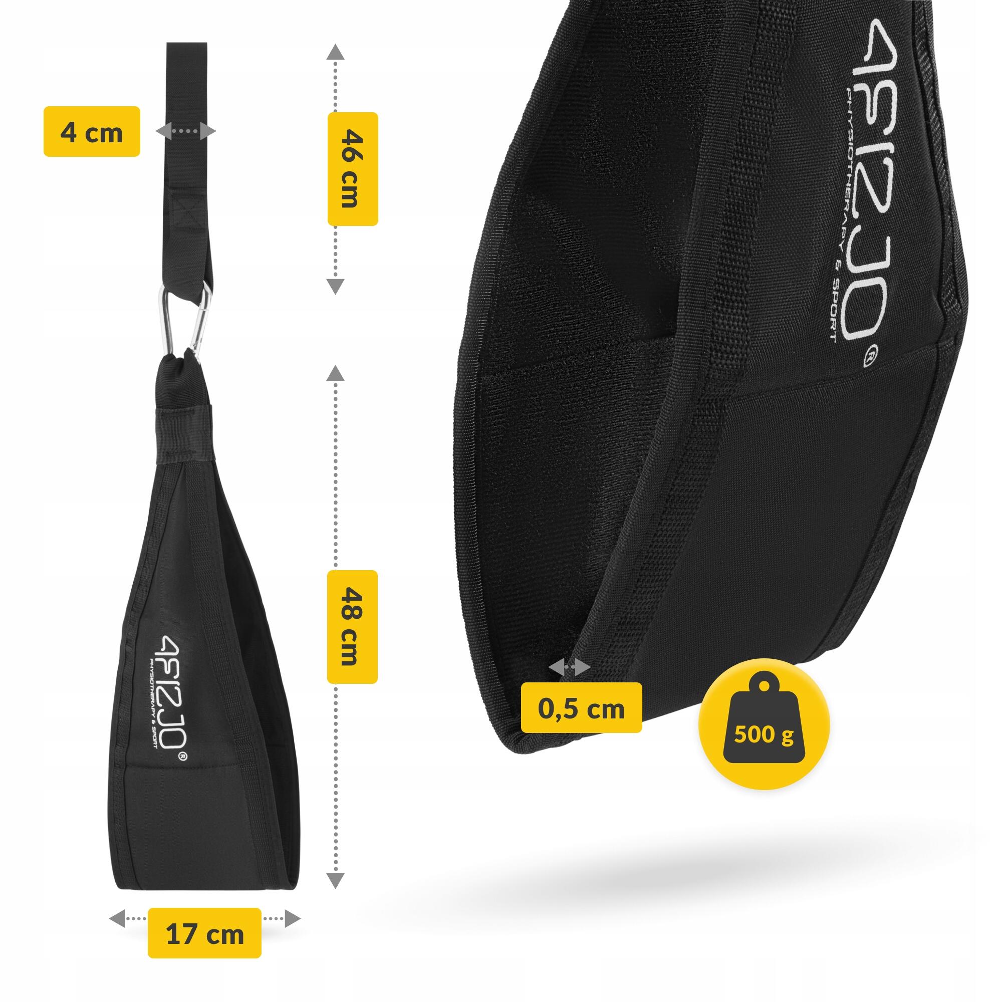 Rękawy do treningu mięśni brzucha AB Sling Straps 4FIZJO