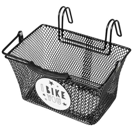 Basil Tivoli Panier à Vélo pour Enfants – Panier Pratique en Noir