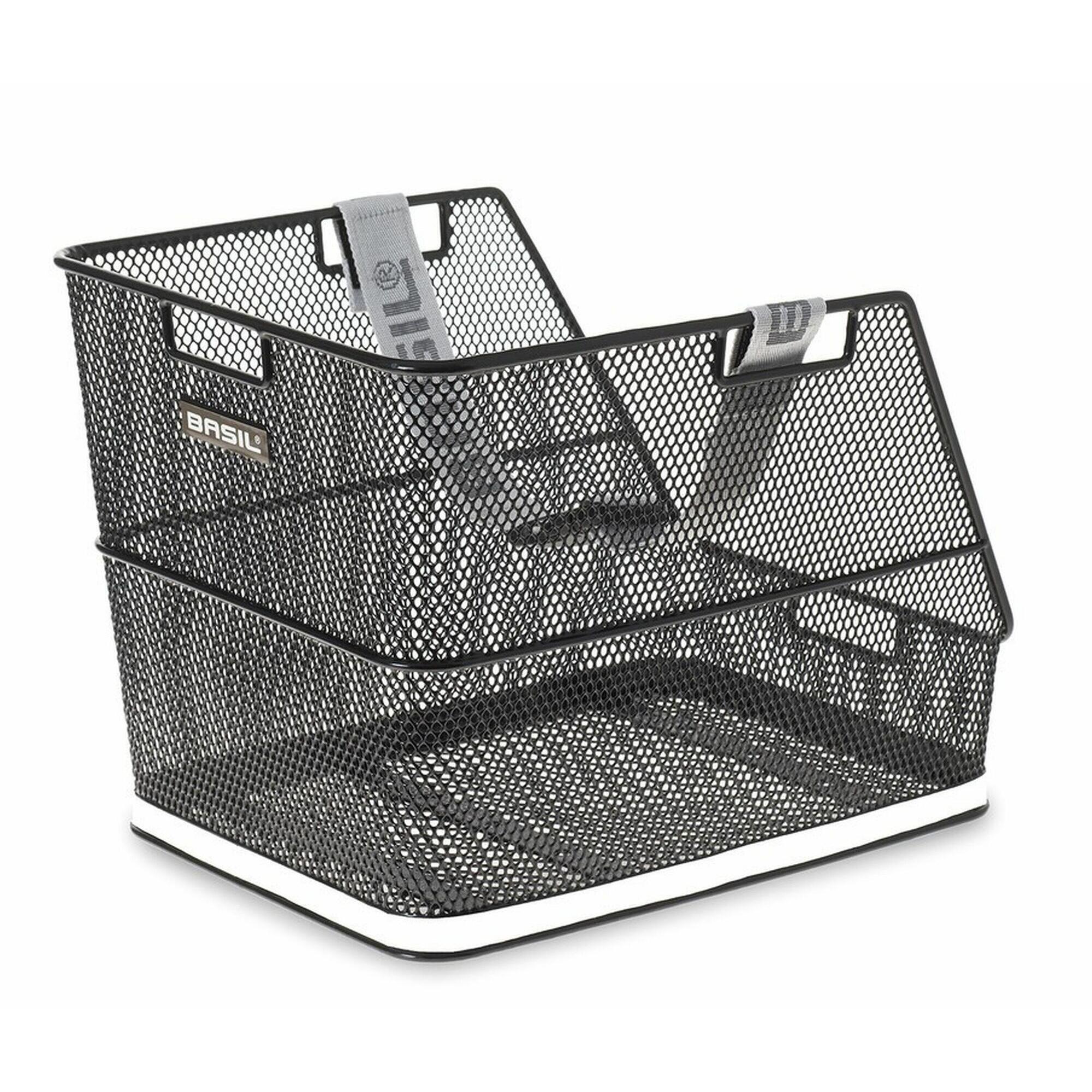 Kosz Rowerowy Class 38 X 31 X 27 Cm - Czarny
