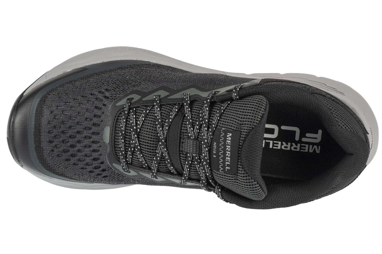 Scarpe sportive Merrell Nova 4 da uomo, nere, trail running 3/4