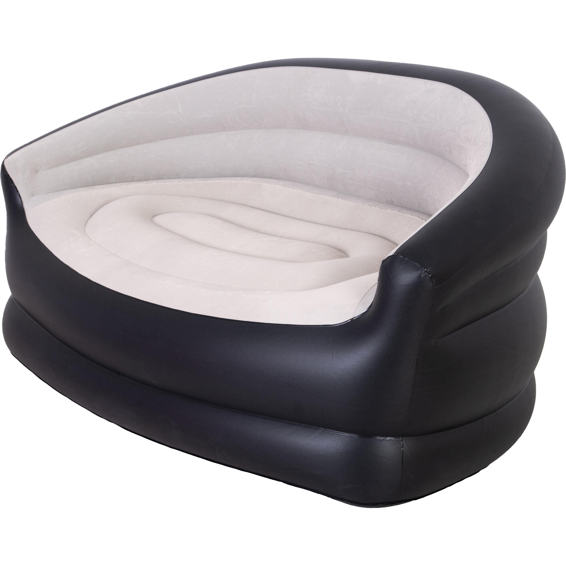 AVENLI Avenli Luftsofa / Aufblasbare Couch Grau / Schwarz 138 x 87 x 71 cm