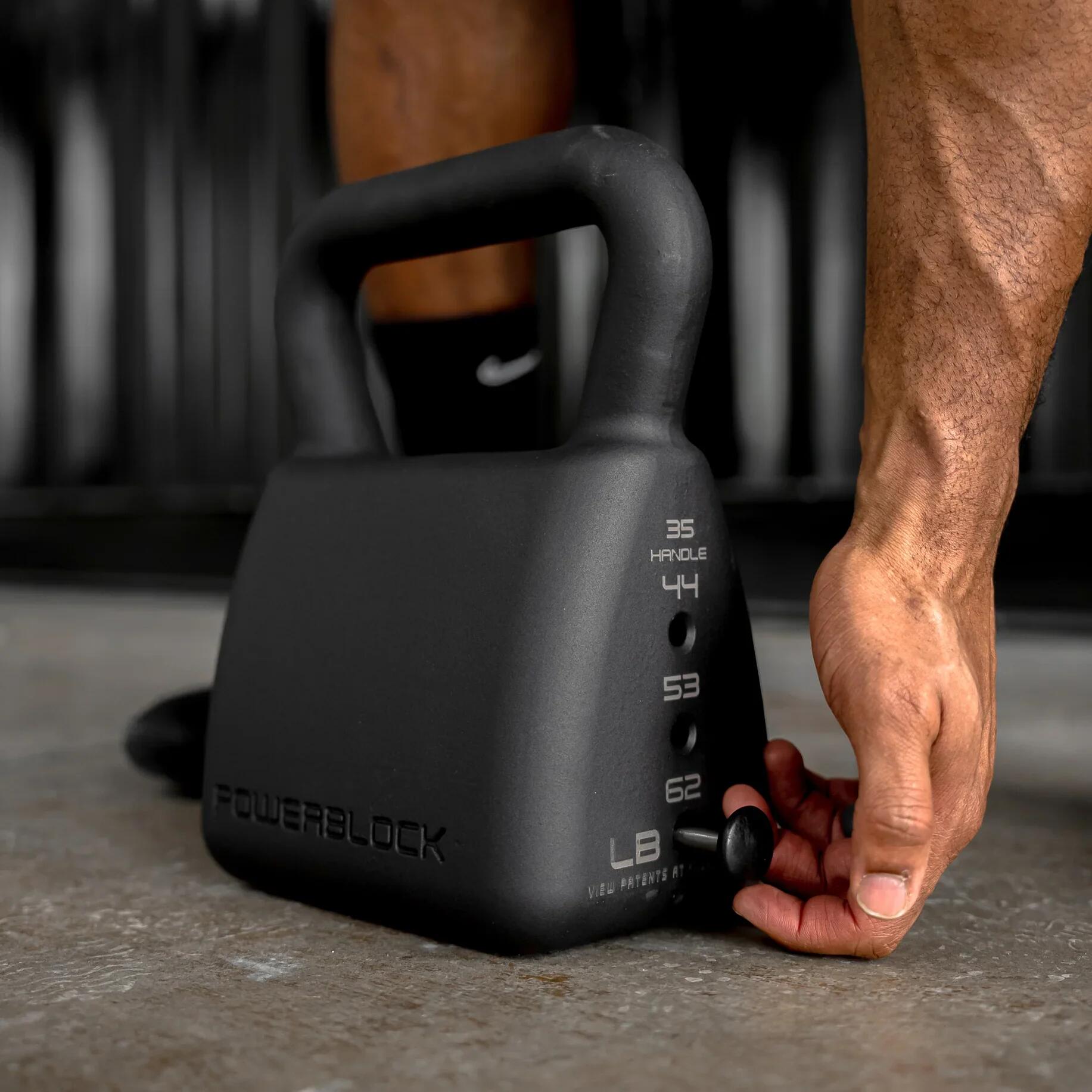 PowerBlock PBHKB verstelbare kettlebell - 16 / 20 / 24 / 28 KG 4/7