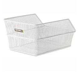 Basil Cento S - Panier à vélo - à l'arrière - blanc
