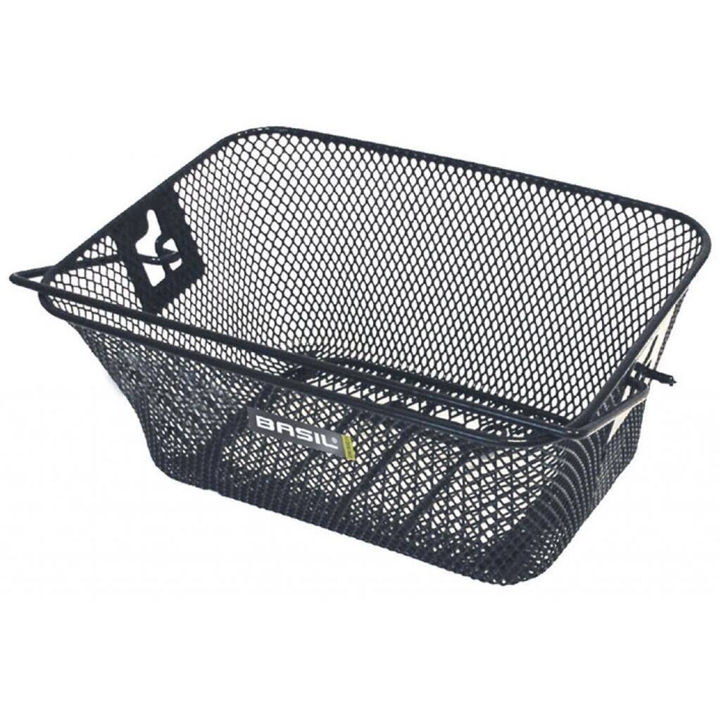 Basil Tigre - Kids Bicycle Basket - Black - Front or Back