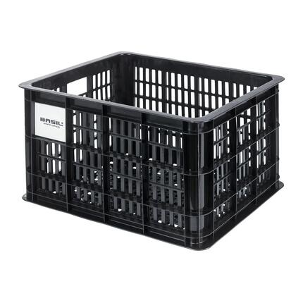 Fietskrat Basil Crate 29,5L Zwart